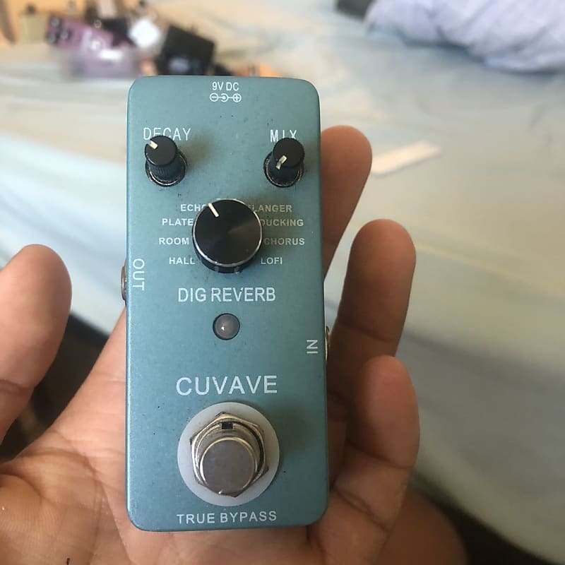 cuvave digital reverb pedal true bypass Reverb
