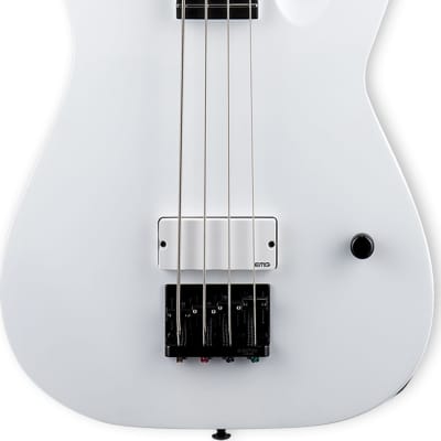 ESP LTD M-4 Arctic Metal 4-String Bass Guitar, Snow White Satin for sale