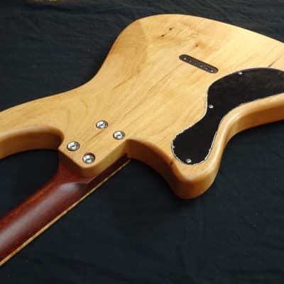 Rukavina Birdseye, Lacewood, Alder J Model 25" Offset Guitar image 9