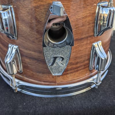 1980s Rogers Koa (Dark Brown Wood Look) Wrap 8 x 12" XP8 Tom - Looks And Sounds Great! image 3