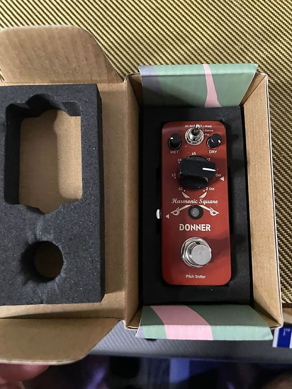Donner Digital Octave Guitar Effect Pedal Harmonic Reverb Australia