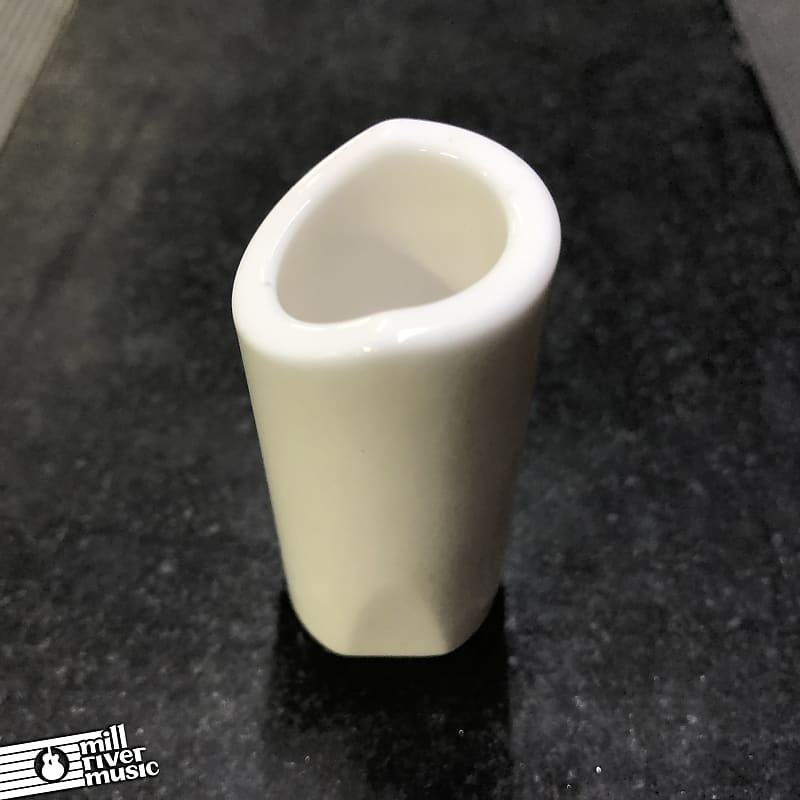 The Rock Slide CRS-MG Ceramic Guitar Slide Glacier White Medium