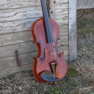 Professional Violin, Antique Dark Brown Varnish, Handmade in Kansas USA by Colton Mulder, Crow Creek Fiddles 2023 image 8