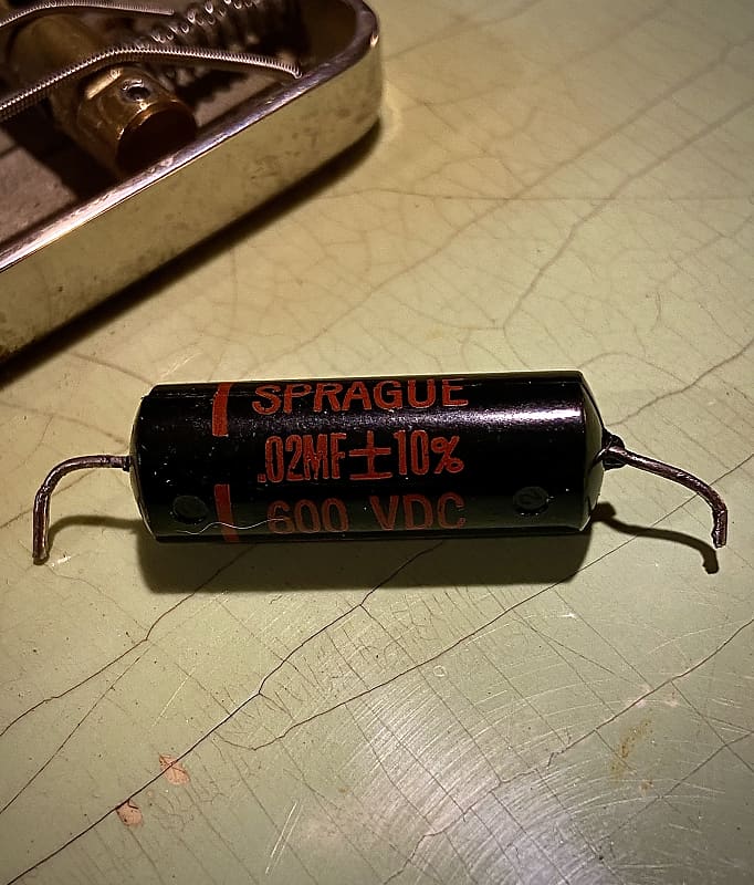 Vintage Sprague Black Beauty Capacitor .02mfd 600v | Reverb