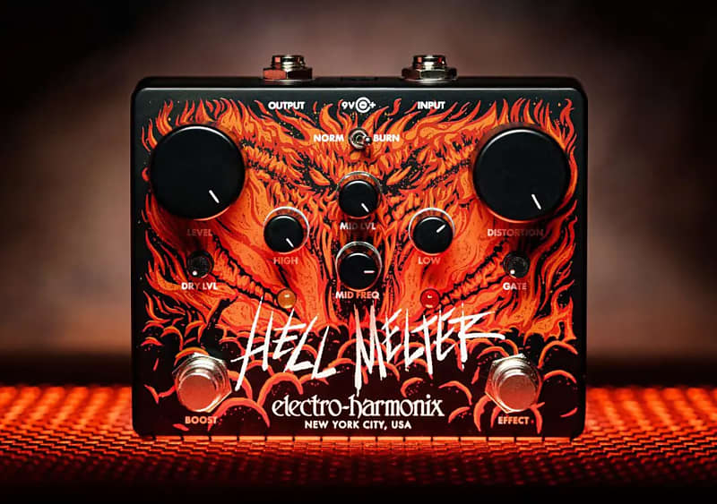 Electro-Harmonix Hell Melter Advanced Metal Distortion pedal 2023 New! image 1