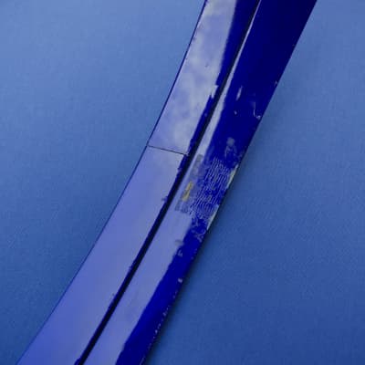 Premier Signia Bassdrum Hoops 22" Sapphire Blue 90s image 10