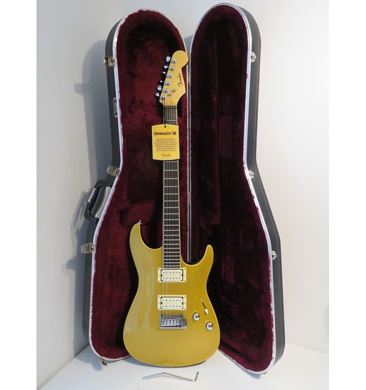 2003 Fender Showmaster HH Gold Top Electric Guitar - Made in Korea | Reverb  UK