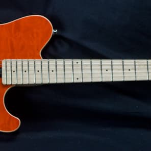 Ernie Ball Music Man Axis Trans Orange Electric Guitar image 10