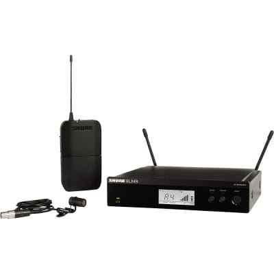 Shure BLX14R/W85 Wireless Lavalier System with WL185 Cardioid Lavalier Mic Regular Band H9 image 2