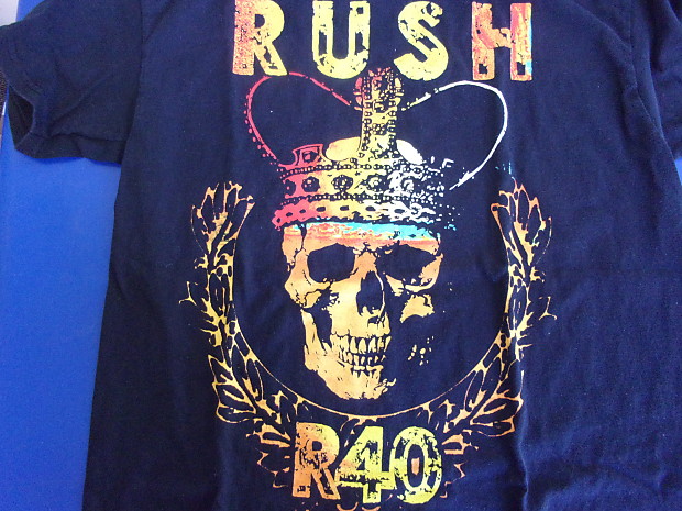 RUSH 40th Anniversary Authentic Tour Merchandise Football Jersey Men medium  R40