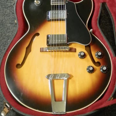 Gibson ES-175D Sunburst Hollow Body Electric Guitar with case vintage 1977 ES175D image 4