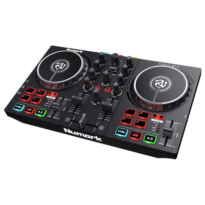 Numark Party Mix II Serato LE DJ Controller LED Lightshow w Laptop Stand image 15