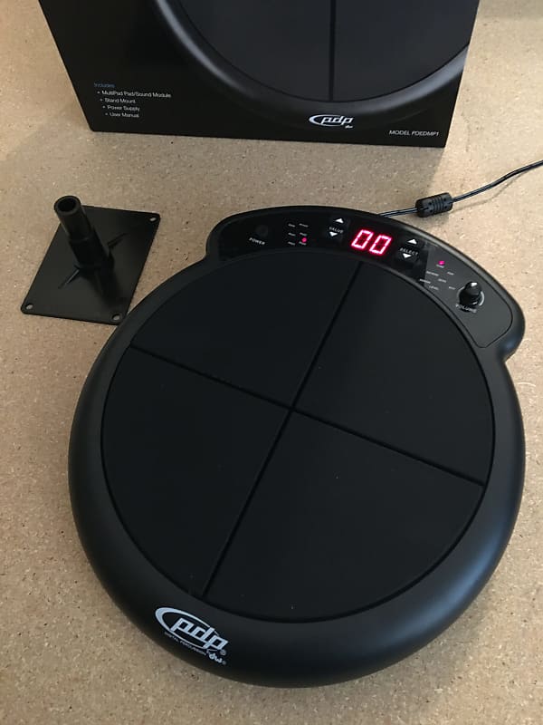 PDP Multipad electronic drum & percussion pad sound module Reverb