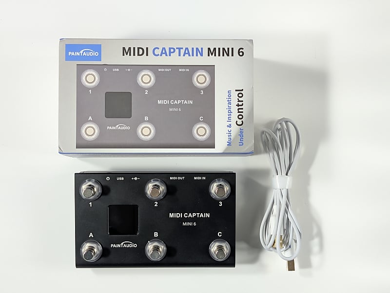 ギター paint audio MIDI CAPTAIN mini6 MIDI Captain MINI 6 Controller with HID Multi-state Cycling