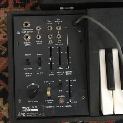 1970s ARP 2600 vintage analog synthesizer w/ 3620 keyboard image 2