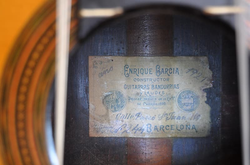 Enrique Garcia Signed No. 244 1921 - French Polish image 1