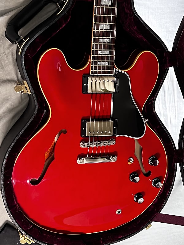 Gibson ES 335 Custom Shop 1963 2007 Red | Reverb