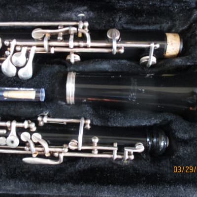 Selmer brand  Oboe with case and reed.  Made in USA image 3