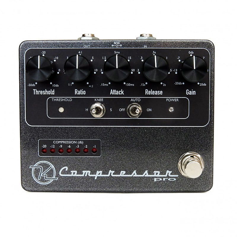 Keeley Compressor Pro Professional Studio Guitar Effect Pedal Reverb