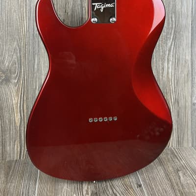 Tagima Classic Series T-550 T Style Electric Guitar - Candy Apple Red image 4