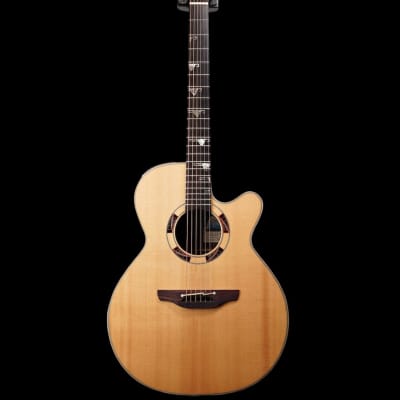 Takamine DSF48C Solid Spruce Top NEX Acoustic / Electric Guitar, Gloss Natural image 1
