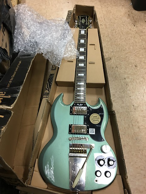 Epiphone sg custom pelham blue sale