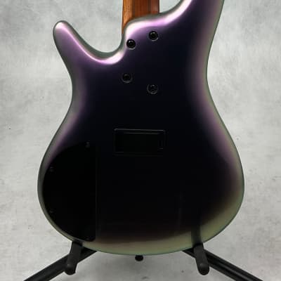 Ibanez SR500E Bass Guitar - Black Aurora Burst image 10