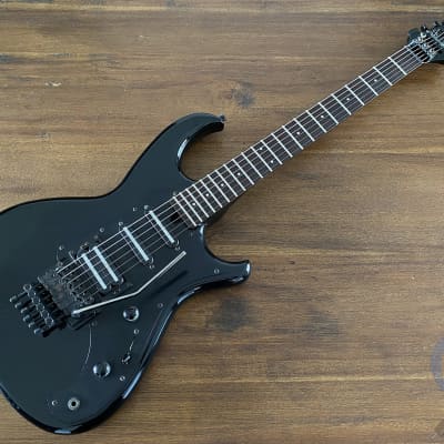 Aria Pro II Guitar, RS Hellcat, SUPER STRAT, Black, MIJ, 1986 image 3