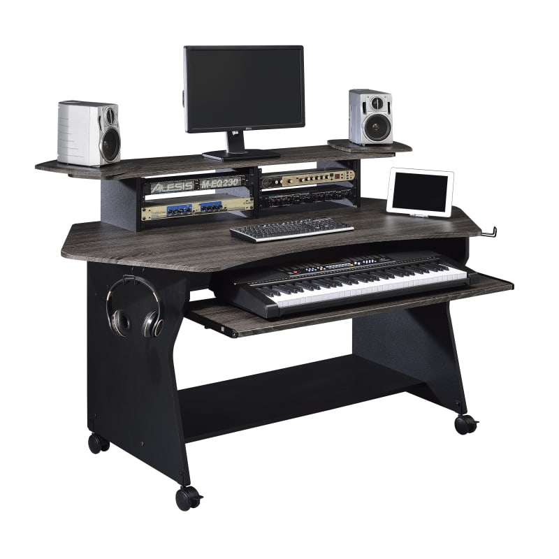 Music Studio Desk Workstation with Ra…, Computers