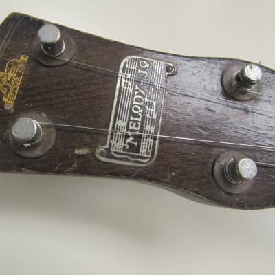 Vintage George Houghton Melody Jo 4 String Tenor Banjo With Original Chipboard Case image 3