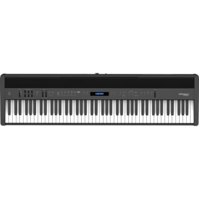 Roland FP-60X Weighted 88-Key Digital Piano with Pedal and Music Rest - Black