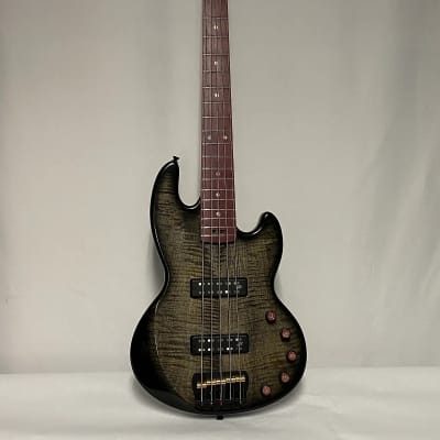 Form Factor Audio Wombat SS5 5-string Electric Bass Guitar High Gloss Black Burst 35" Scale image 2