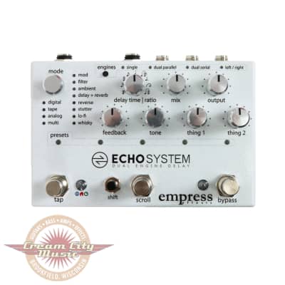 Empress Effects Echosystem Dual System Delay Pedal for sale