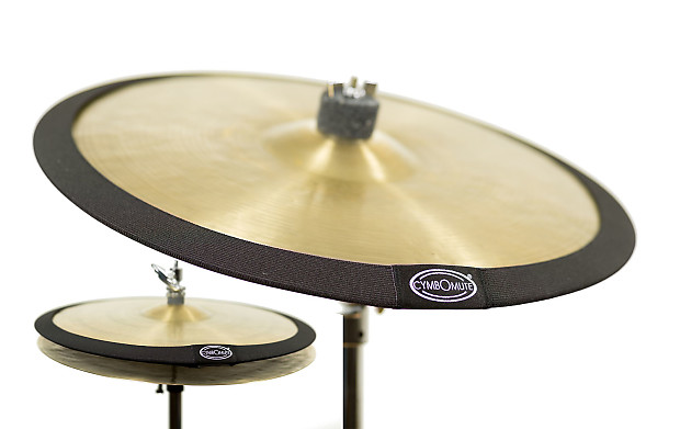 Cymbomute 13 14 15 Cymbal HiHat Mute Pad Silencer Dampener Reverb