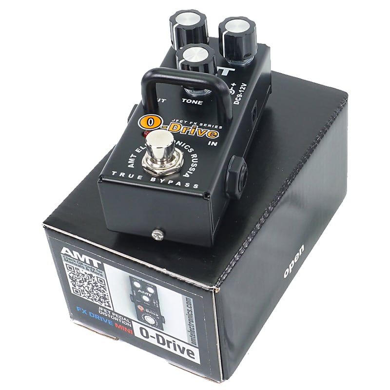 AMT Electronics O-Drive Mini JFET Distortion Pedal | Reverb