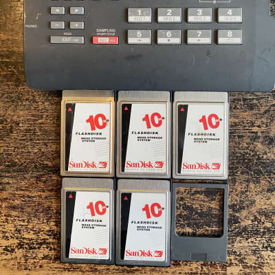 Roland MS-1 LoFi Sampler with 5 Ram Cards MS1