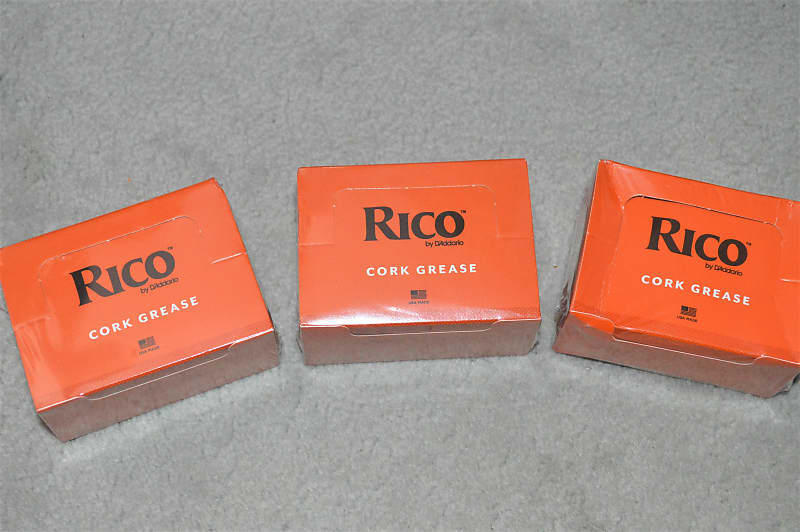 Rico Cork Grease 3 Boxes of 12 or 36 tubes total All NEW sealed Boxes image 1