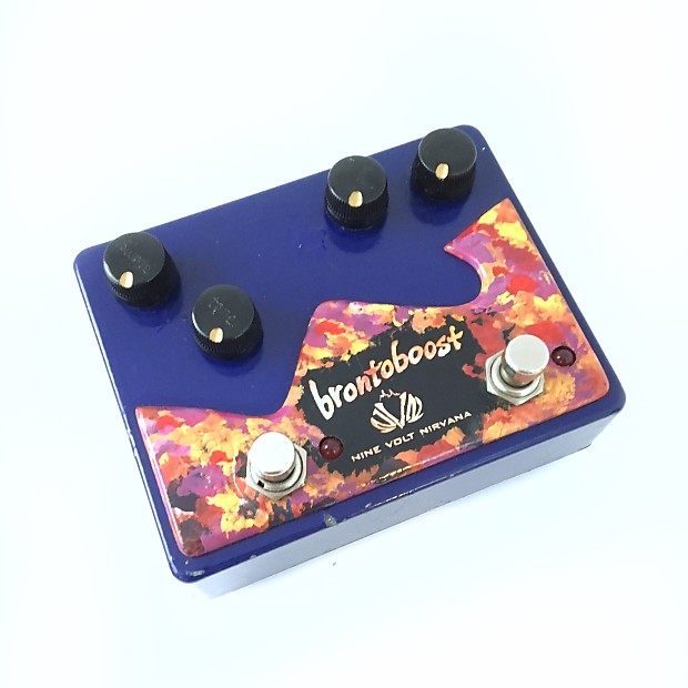 Nine Volt Nirvana BrontoBoost Boost Distortion Fuzz Pedal HC Edition