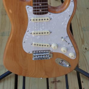 Fender Squier Affinity Stratocaster Natural Finish 920D Tex Mex loaded pickguard Reverb