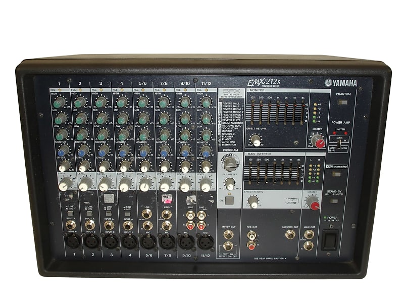 Yamaha EMX212s パワードミキサー Amazon | YAMAHA ボックス型パワードミキサー EMX212S | ミキサー