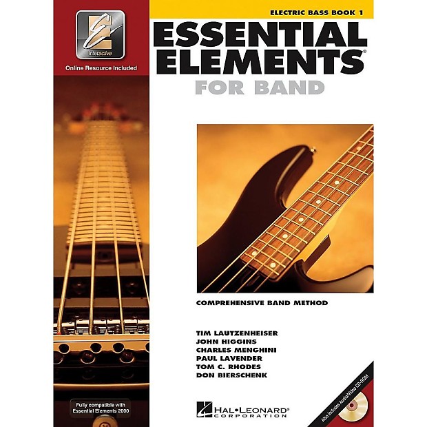 Hal Leonard Essential Elements for Band - Electric Bass Book 1 with EEi image 1