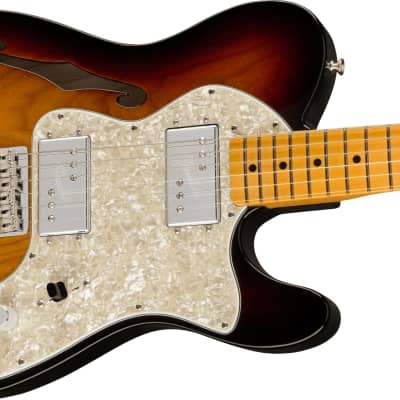 Fender American Vintage II 1972 Telecaster Electric Guitar Thinline Maple Fingerboard, 3-Color Sunburst image 5
