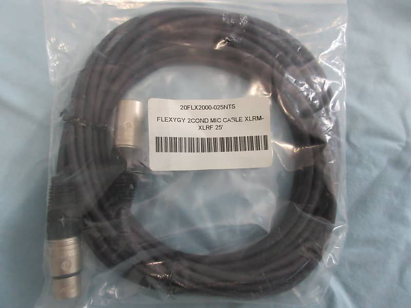 25' Flexygy Mic / Line Cable w/ Neutrik Ends Reverb