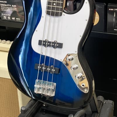 Lyman LJ-150 Jazz Bass Rosewood Fingerboard Blueburst - Floor Model (IM05092205) for sale
