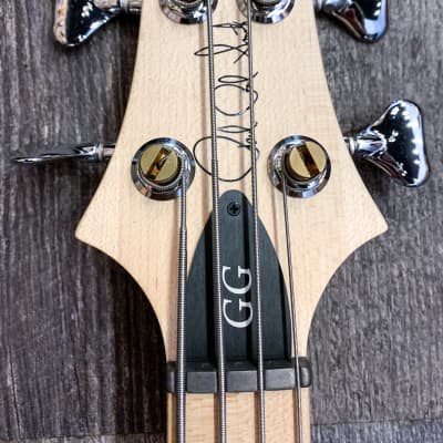 PRS USA Gary Grainger 4 String Custom Color Electric Bass Vintage Natural Dark Burst Maple Neck/Fing image 4