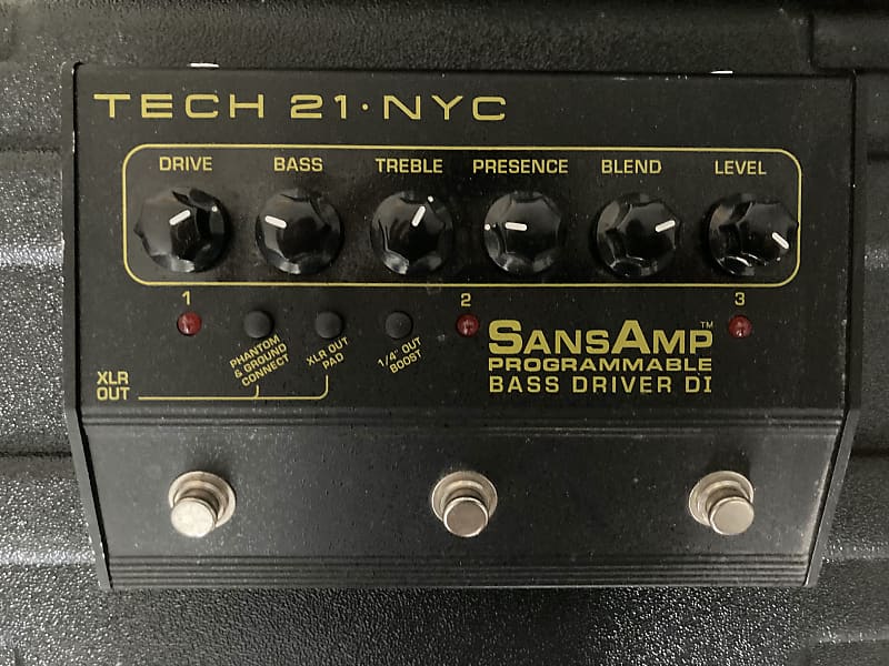 Tech 21 Sansamp Programmable Bass Driver