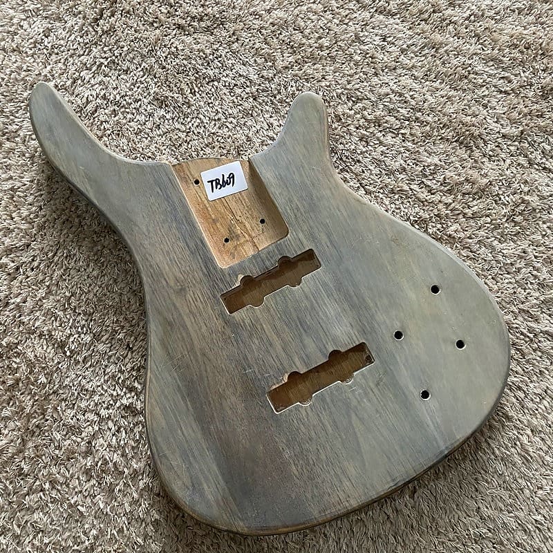 Solid Basswood Bass Guitar Body DIY Project Reverb UK