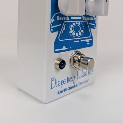 EarthQuaker Devices Dispatch Master Digital Delay & Reverb V3 2019 - Present - White / Blue Print image 3