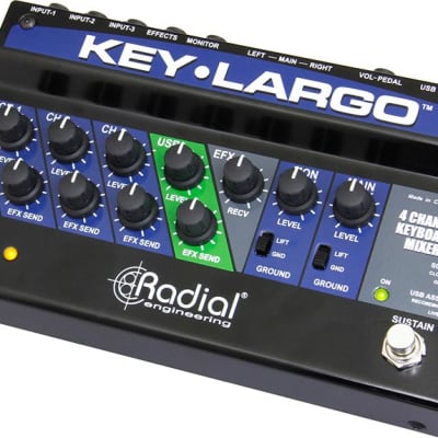 Radial Key-Largo Keyboard Mixer and Performance Pedal COMPLETE CABLE KIT image 5