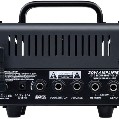 Joyo ZOMBIE-II (DUAL RECTIFIER) BanTamp XL Series Mini 20 Watt Tube Pre Amp Guitar Amp Head In Stock image 3